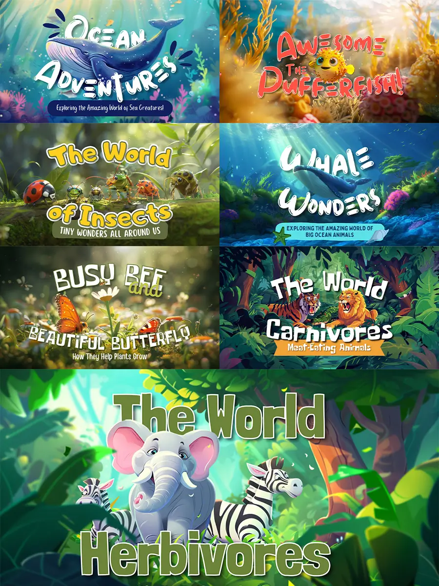 Wild Wonders Animal Learning Adventure Video Pack - Image 2